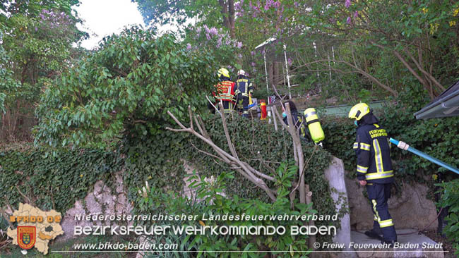 20200419 Kleinbrand in Baden   Foto: Freiwillige Feuerwehr Baden-Stadt