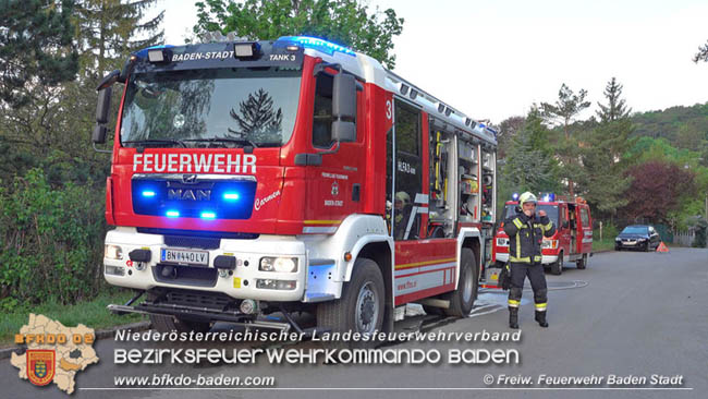 20200419 Kleinbrand in Baden   Foto: Freiwillige Feuerwehr Baden-Stadt