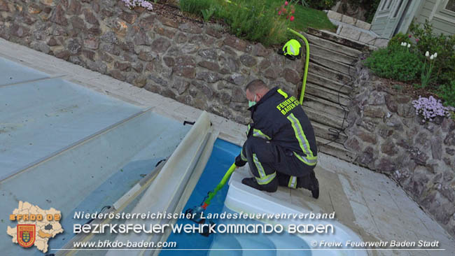 20200419 Kleinbrand in Baden   Foto: Freiwillige Feuerwehr Baden-Stadt