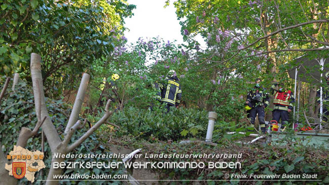 20200419 Kleinbrand in Baden   Foto: Freiwillige Feuerwehr Baden-Stadt