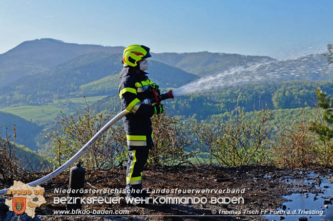 20200420 Brand einer Jagdhütte bei Furth a.d.Triesting Foto: © Thomas Tisch FF Furth a.d.Triesting 20200420 Brand einer Jagdhütte bei Furth a.d.Triesting Foto: © Thomas Tisch FF Furth a.d.Triesting