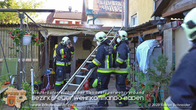 20200422 Brand in einem Nebengeude in Traiskirchen  Foto:  Stefan Schneider BFK