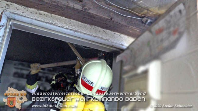 20200422 Brand in einem Nebengeäude in Traiskirchen Foto: © Stefan Schneider BFK 20200422 Brand in einem Nebengeäude in Traiskirchen Foto: © Stefan Schneider BFK