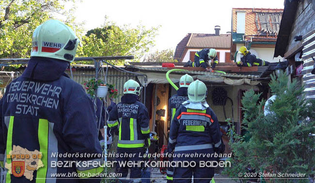 20200422 Brand in einem Nebengeude in Traiskirchen  Foto:  Stefan Schneider BFK