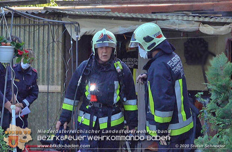 20200422 Brand in einem Nebengeude in Traiskirchen  Foto:  Stefan Schneider BFK