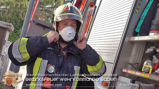 20200422 Brand in einem Nebengeude in Traiskirchen  Foto:  Stefan Schneider BFK