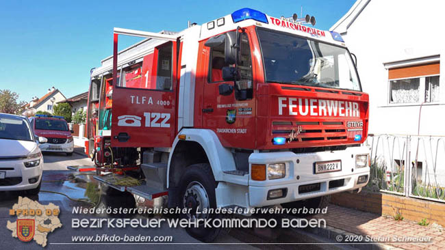 20200422 Brand in einem Nebengeude in Traiskirchen  Foto:  Stefan Schneider BFK