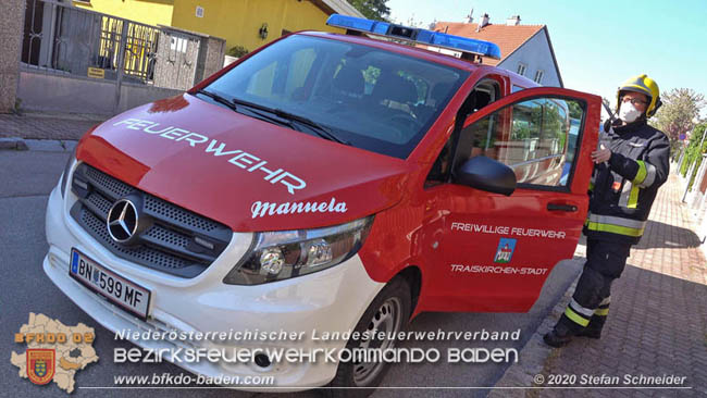 20200422 Brand in einem Nebengeäude in Traiskirchen Foto: © Stefan Schneider BFK 20200422 Brand in einem Nebengeäude in Traiskirchen Foto: © Stefan Schneider BFK