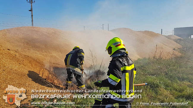 20200422 Brand von Getreideausputz in Pottendorf  Foto:  Freiwillige Feuerwehr Pottendorf 