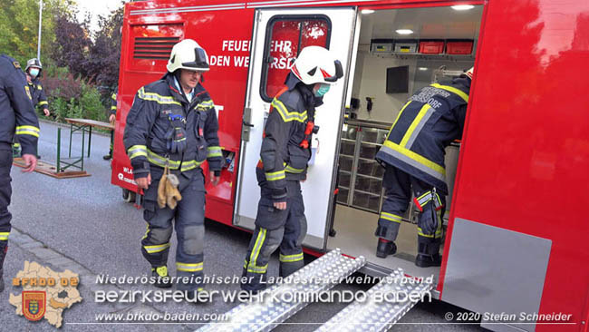 20200606 Brand in einem Tribuswinkler Einfamilienhaus Foto: © Stefan Schneider BFK Baden 20200606 Brand in einem Tribuswinkler Einfamilienhaus Foto: © Stefan Schneider BFK Baden