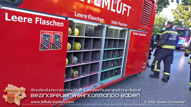 20200606 Brand in einem Tribuswinkler Einfamilienhaus Foto: © Stefan Schneider BFK Baden 20200606 Brand in einem Tribuswinkler Einfamilienhaus Foto: © Stefan Schneider BFK Baden