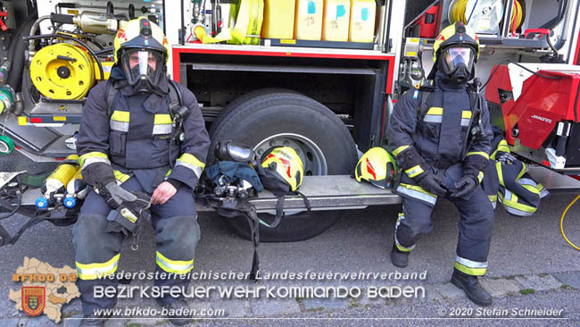 20200606 Brand in einem Tribuswinkler Einfamilienhaus Foto: © Stefan Schneider BFK Baden 20200606 Brand in einem Tribuswinkler Einfamilienhaus Foto: © Stefan Schneider BFK Baden