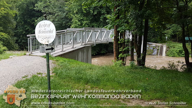 20200621 Hochwasserfhrende Schwechat im Helenental Raum Siegenfeld  Fotos:  Stefan Schneider