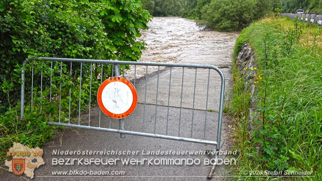 20200621 Hochwasserfhrende Schwechat im Helenental Raum Siegenfeld  Fotos:  Stefan Schneider