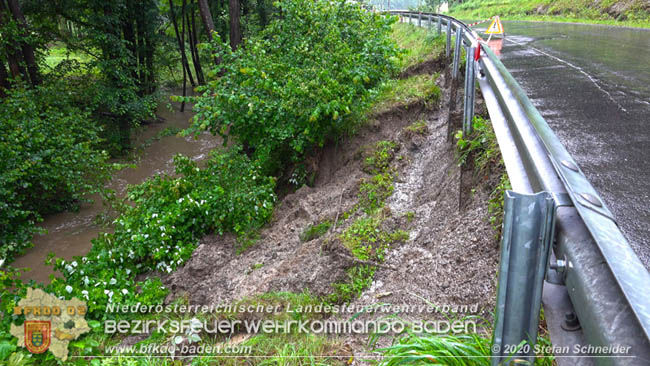 20200621 Hochwasserfhrende Schwechat und starke Regenflle Raum Klausen-Leopoldsdorf  Fotos:  Stefan Schneider