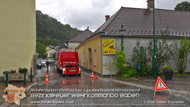 20200621 Hochwasserfhrende Schwechat und starke Regenflle Raum Klausen-Leopoldsdorf  Fotos:  Stefan Schneider