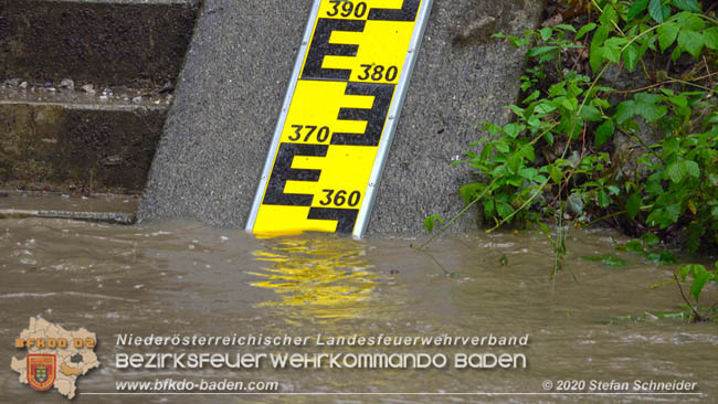 20200621 Hochwasserfhrende Schwechat im Helenental Raum Siegenfeld  Fotos:  Stefan Schneider