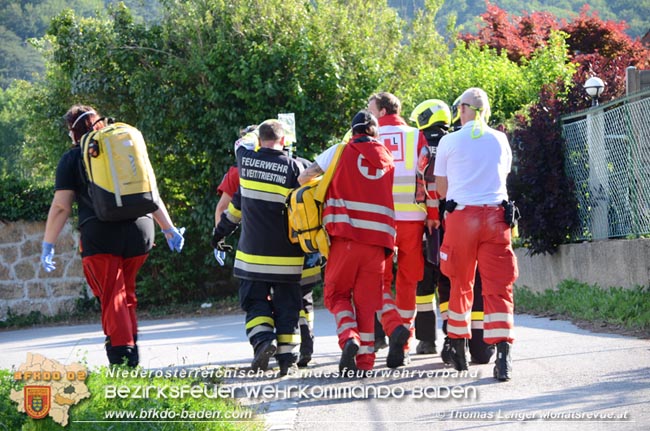20200627 Eine schwerverletzte Person nach Explosion einer Sauerstoffflasche in Stv.Veit/Triesting  Foto: © Thomas Lenger Monatsrevue.at