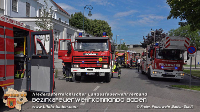 20200701 Kchenbrand in Baden  Fotos:  FF Baden-Stadt / St. Schneider