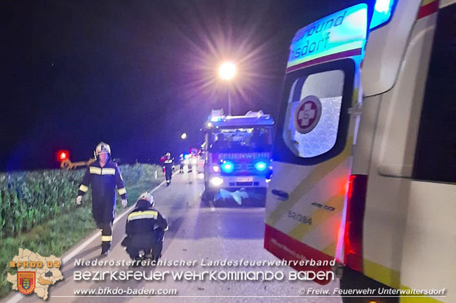 20200704 Schwerer Verkehrsunfall auf der L4043 bei Unterwaltersdorf Foto: © Freiwillige Feuerwehr Unterwaltersdorf 20200704 Schwerer Verkehrsunfall auf der L4043 bei Unterwaltersdorf Foto: © Freiwillige Feuerwehr Unterwaltersdorf