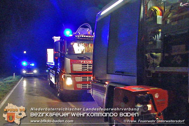 20200704 Schwerer Verkehrsunfall auf der L4043 bei Unterwaltersdorf  Foto: © Freiwillige Feuerwehr Unterwaltersdorf 