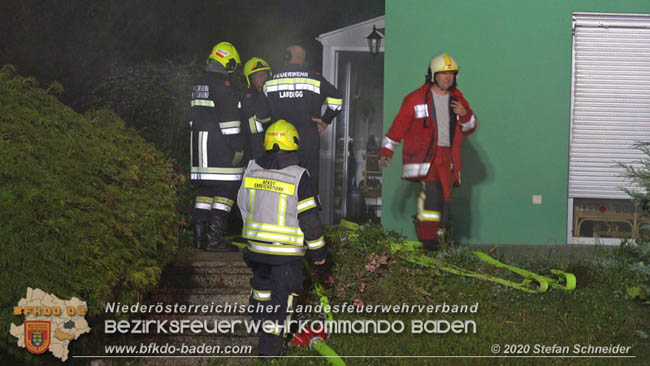 20200725 Kellerbrand in Pottendorf  Fotos:  Stefan Schneider BFK Baden