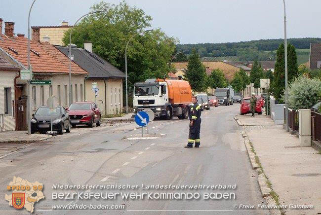 20200726 Unwettereinsatz in Gainfarn  Foto: © Freiwillige Feuerwehr Gainfarn