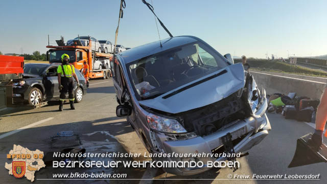 20200730 3 Verkehrsunfälle auf der A2 zwischen Leobersdorf und Baden Fotos: © Freiwillige Feuerwehr Leobersdorf 20200730 3 Verkehrsunfälle auf der A2 zwischen Leobersdorf und Baden Fotos: © Freiwillige Feuerwehr Leobersdorf