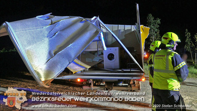 20200820 Kleintransporter prallt gegen Wasserleitungsunterführung in Pfaffstätten Foto: © Stefan Schneider 20200820 Kleintransporter prallt gegen Wasserleitungsunterführung in Pfaffstätten Foto: © Stefan Schneider