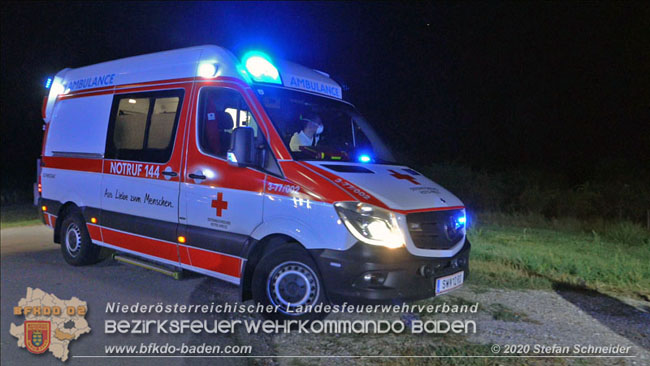 20200904 Verkehrsunfall auf der B210 im Freilandgebiet von Tribuswinkel  Foto:  Stefan Schneider