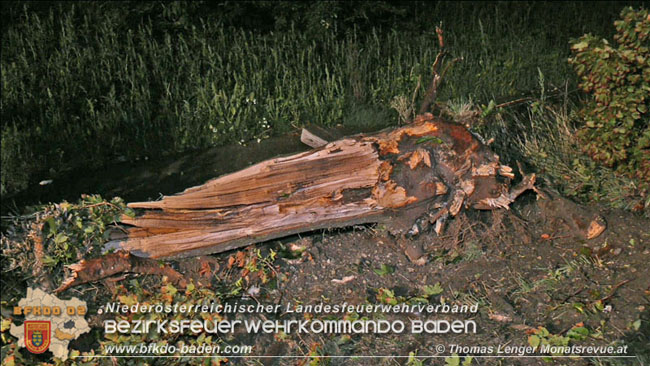 20200906 Vierachs-Lkw Kehrmaschine verunfallt auf der L157 bei Tattendorf   Foto: © Thomas Lenger Monatsrevue.at