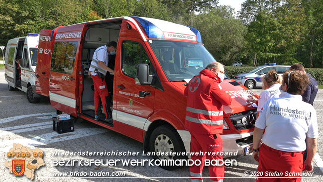 20201003 Personensuche in Berndorf  Foto:  Stefan Schneider BFKDO BADEN