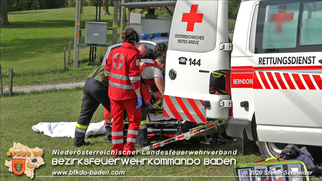 20201003 Personensuche in Berndorf  Foto:  Stefan Schneider BFKDO BADEN