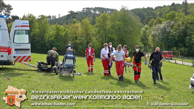 20201003 Personensuche in Berndorf  Foto:  Stefan Schneider BFKDO BADEN