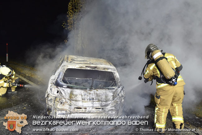 20201109 Verkehrsunfall auf der LB210 zwischen Oberwaltersdorf und Ebreichsdorf  Foto:  Thomas Lenger