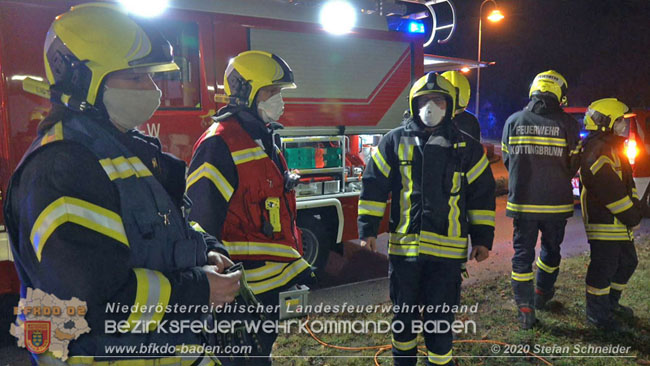 20201205 Unfall auf der Sdbahnstrecke bei Kottingbrunn  Foto:  Stefan Schneider BFKDO BADEN