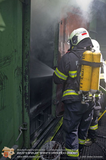 20210105 Brand einer Filteranlage whrend Revisionsarbeiten in Enzesfeld  Foto:  Stefan Schneider BFKDO Baden