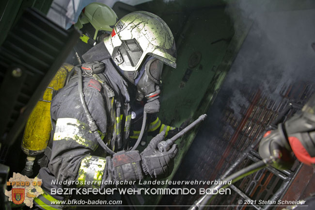 20210105 Brand einer Filteranlage whrend Revisionsarbeiten in Enzesfeld  Foto:  Stefan Schneider BFKDO Baden