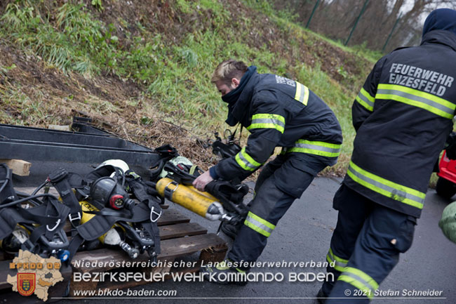 20210105 Brand einer Filteranlage whrend Revisionsarbeiten in Enzesfeld  Foto:  Stefan Schneider BFKDO Baden