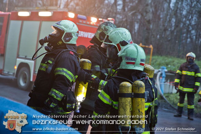 20210105 Brand einer Filteranlage whrend Revisionsarbeiten in Enzesfeld  Foto:  Stefan Schneider BFKDO Baden