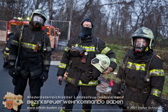 20210105 Brand einer Filteranlage während Revisionsarbeiten in Enzesfeld Foto: © Stefan Schneider BFKDO Baden 20210105 Brand einer Filteranlage während Revisionsarbeiten in Enzesfeld Foto: © Stefan Schneider BFKDO Baden