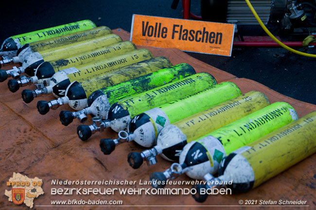20210105 Brand einer Filteranlage während Revisionsarbeiten in Enzesfeld Foto: © Stefan Schneider BFKDO Baden 20210105 Brand einer Filteranlage während Revisionsarbeiten in Enzesfeld Foto: © Stefan Schneider BFKDO Baden