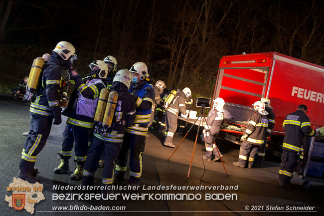 20210105 Brand einer Filteranlage whrend Revisionsarbeiten in Enzesfeld  Foto:  Stefan Schneider BFKDO Baden