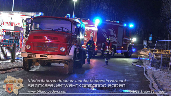 20210111 Brand einer Holzhtte im Waldgebiet Furth a.d.Triesting   Foto:  Stefan Schneider BFKDO Baden