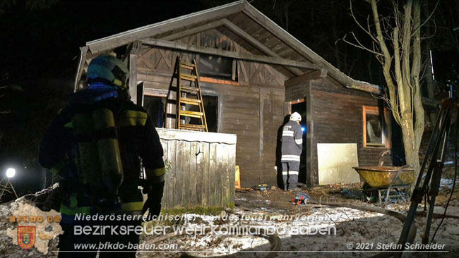 20210111 Brand einer Holzhtte im Waldgebiet Furth a.d.Triesting   Foto:  Stefan Schneider BFKDO Baden