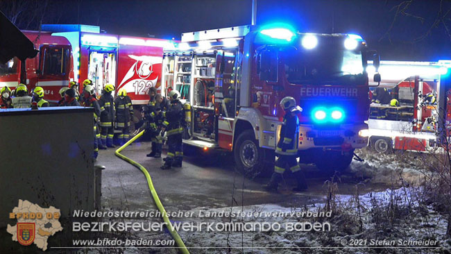 20210111 Brand einer Holzhtte im Waldgebiet Furth a.d.Triesting   Foto:  Stefan Schneider BFKDO Baden