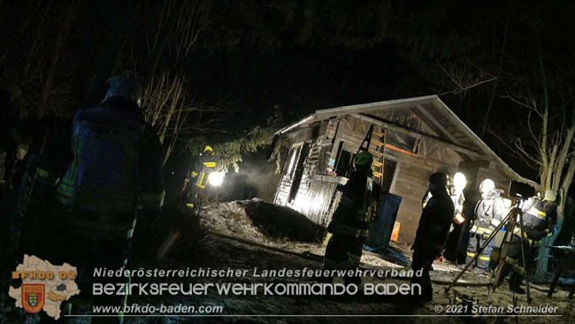 20210111 Brand einer Holzhtte im Waldgebiet Furth a.d.Triesting   Foto:  Stefan Schneider BFKDO Baden