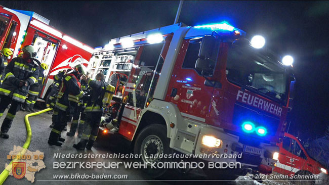 20210111 Brand einer Holzhtte im Waldgebiet Furth a.d.Triesting   Foto:  Stefan Schneider BFKDO Baden