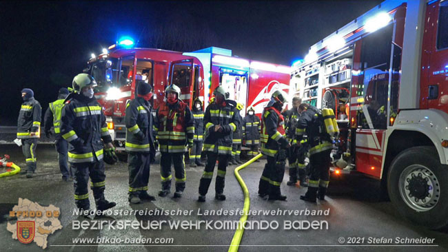 20210111 Brand einer Holzhtte im Waldgebiet Furth a.d.Triesting   Foto:  Stefan Schneider BFKDO Baden