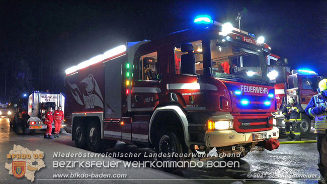 20210111 Brand einer Holzhtte im Waldgebiet Furth a.d.Triesting   Foto:  Stefan Schneider BFKDO Baden